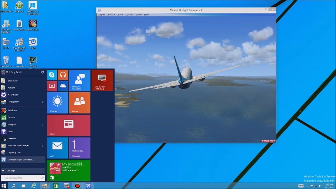 vista windows 10 simulator